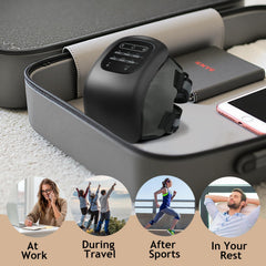 Auxoliev knee massager cordless design for portable use at home or travel