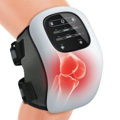 Auxoliev knee massager with heat and LED screen for easy at home relaxation