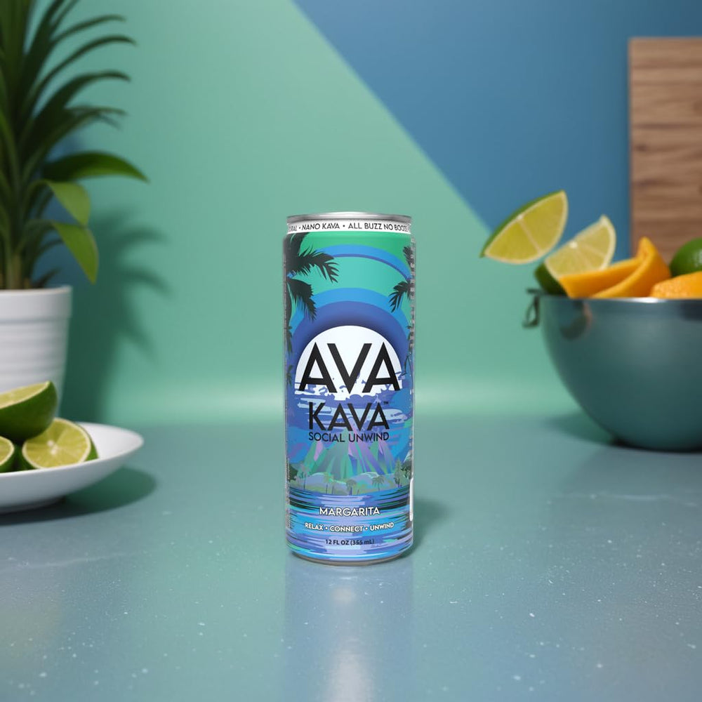 AVA Kava bottle pour demonstrates fast-acting relaxation you can feel in minutes