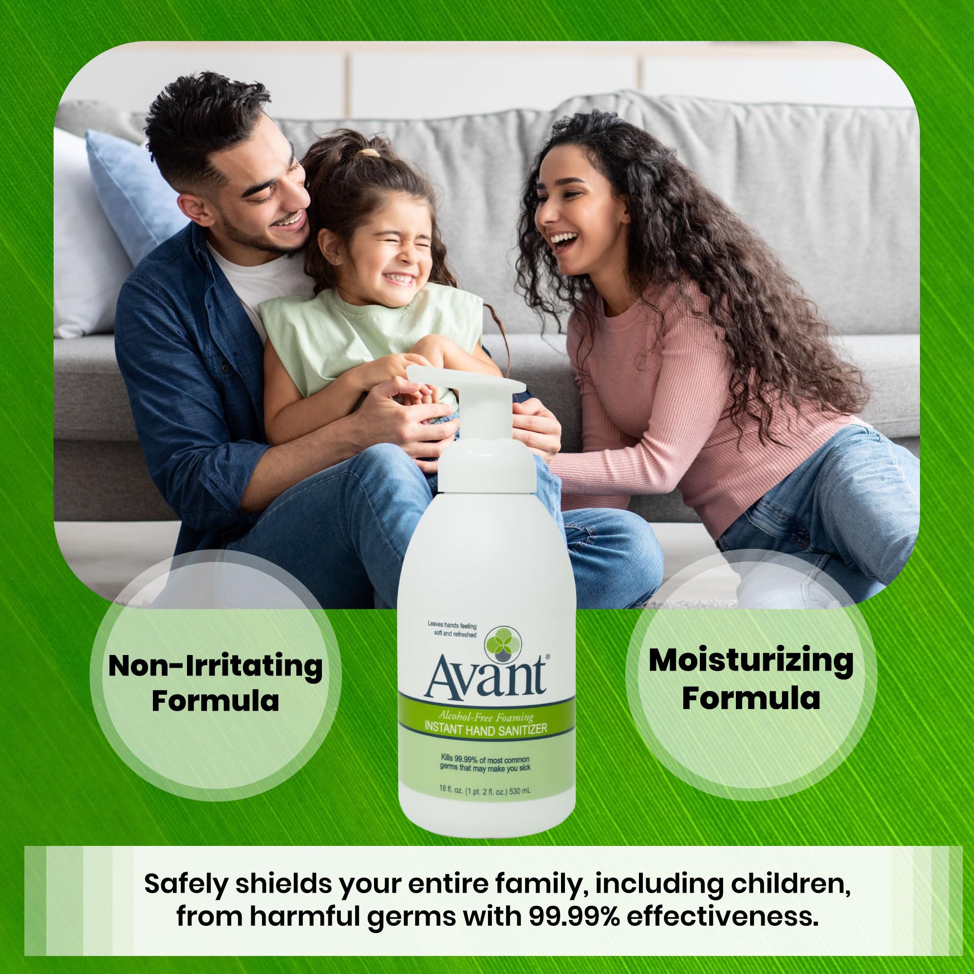 Avant hydrating skin after use shows comfortable non-drying feel.
