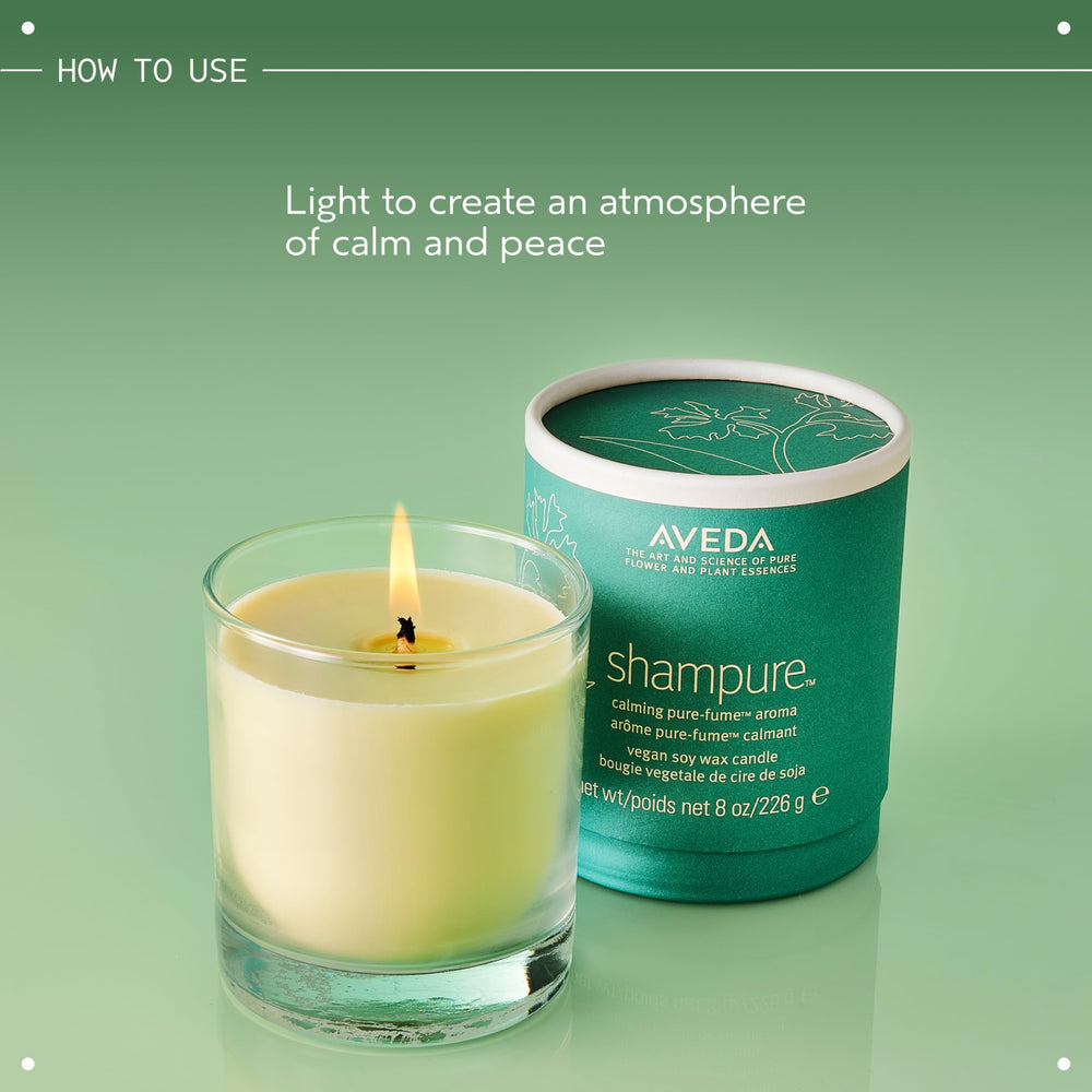 Aveda Shampure aroma diffusion visual cue for spa-like home rituals
