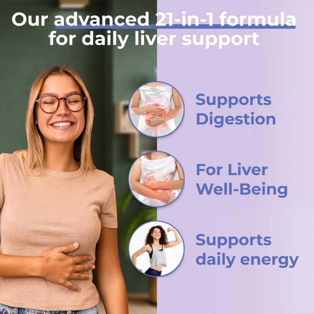 Avenir Nutrition Liver Shield & Cleanse bottle side highlighting quality and labeling.