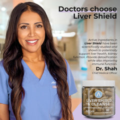 Avenir Nutrition Liver Shield & Cleanse capsules closeup for convenient daily use.