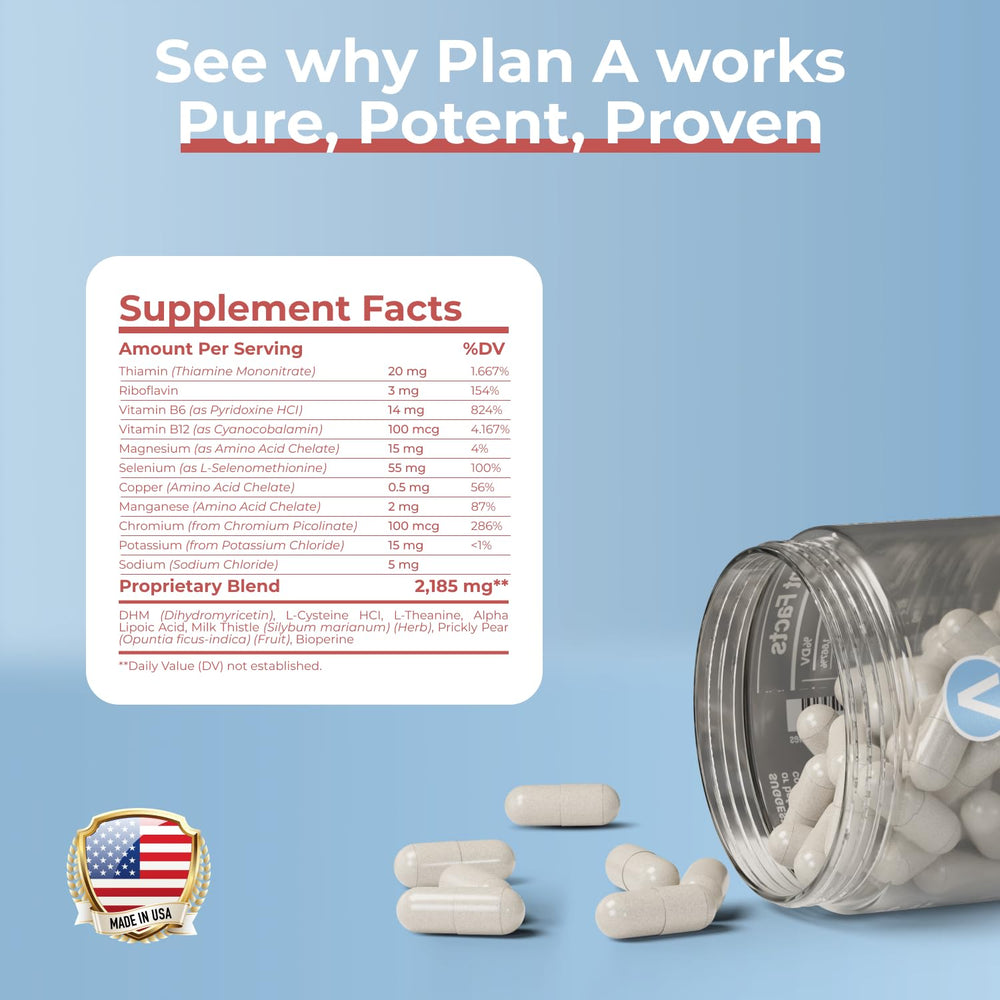 Avenir Nutrition Plan A label close-up highlighting clean, plant‑based formula.