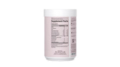 Closeup of Aventus Booty Pump label with collagen, creatine, and caffeine ingredients.