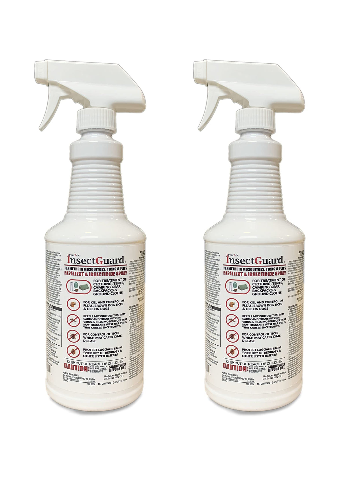 AverPak InsectGuard bottle pour enables easy clothing application.
