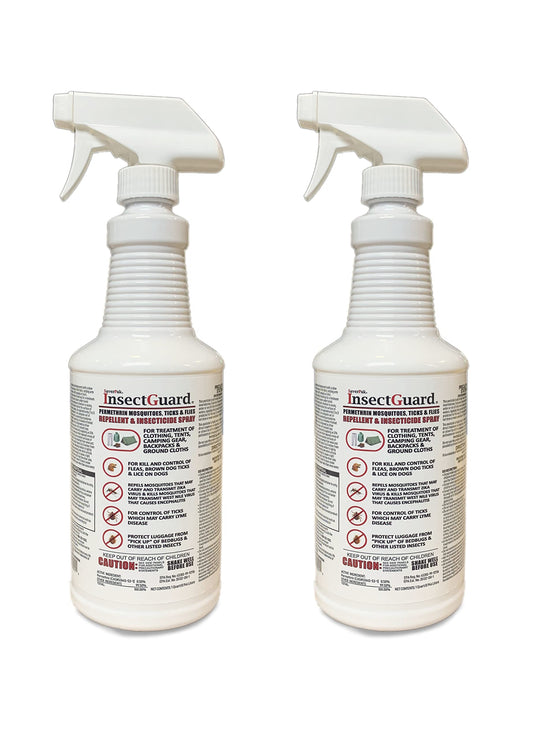 AverPak InsectGuard bottle pour enables easy clothing application.