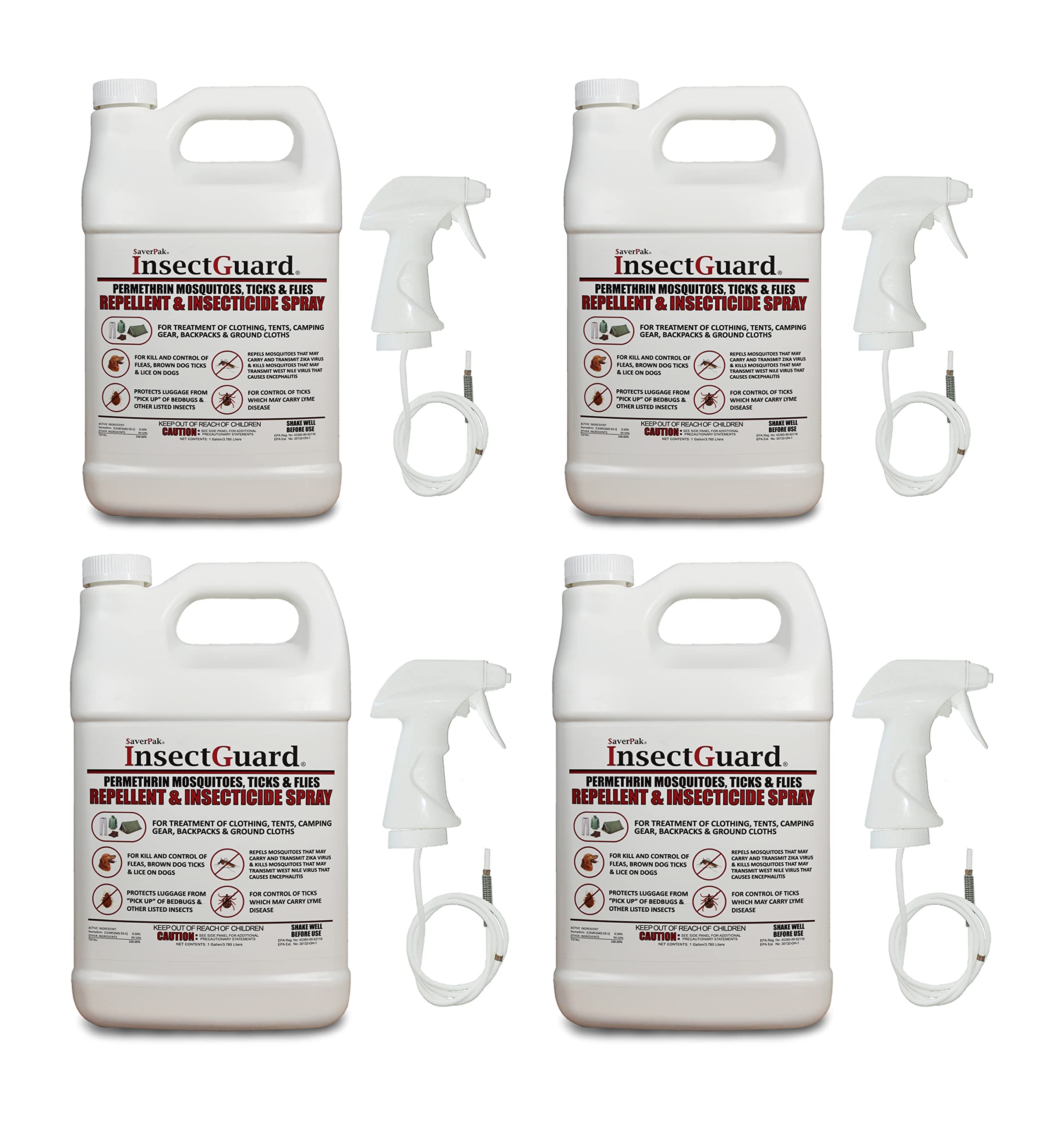 AverPak InsectGuard gallon bottle ready-to-use permethrin spray for outdoor protection.
