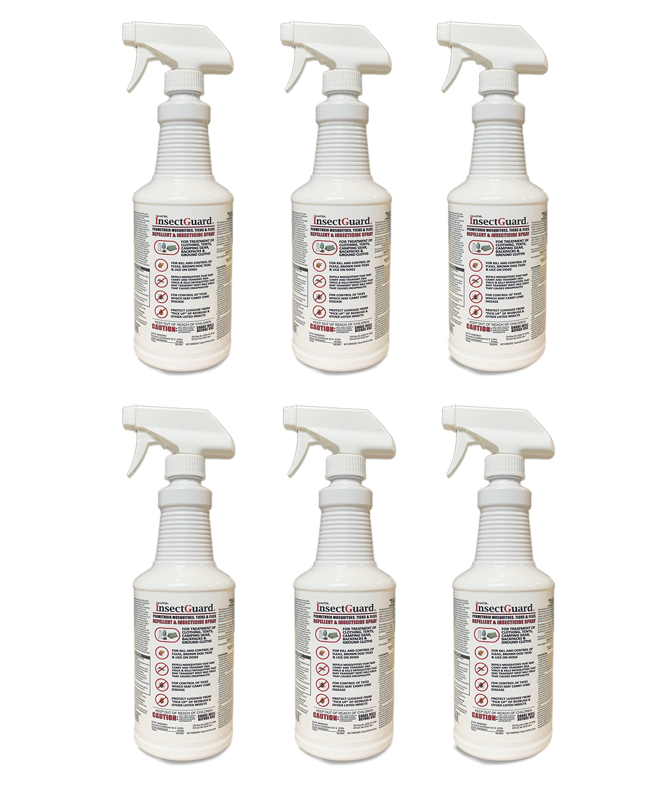 AverPak InsectGuard permethrin spray bottle ready for clothing treatment