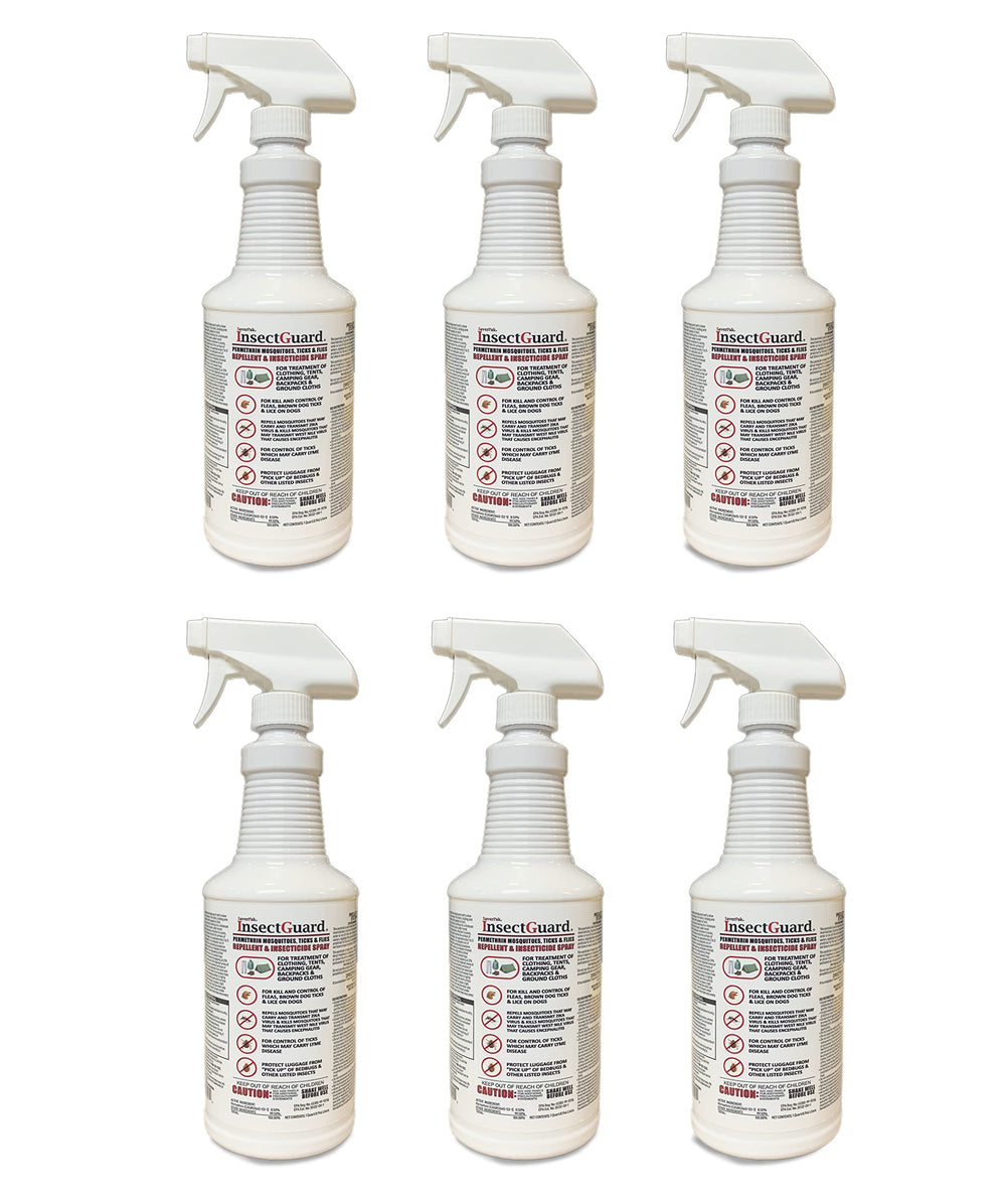 AverPak InsectGuard permethrin spray bottle ready for clothing treatment