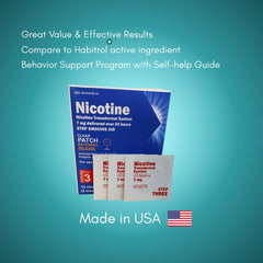 Aveva Nicotine Transdermal System Step 3 kit contents for weeks 7–8
