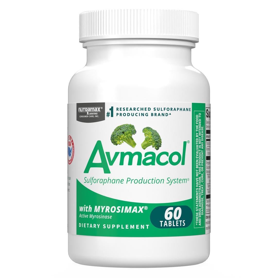 Avmacol bottle front—trusted detox support option for adults and children.