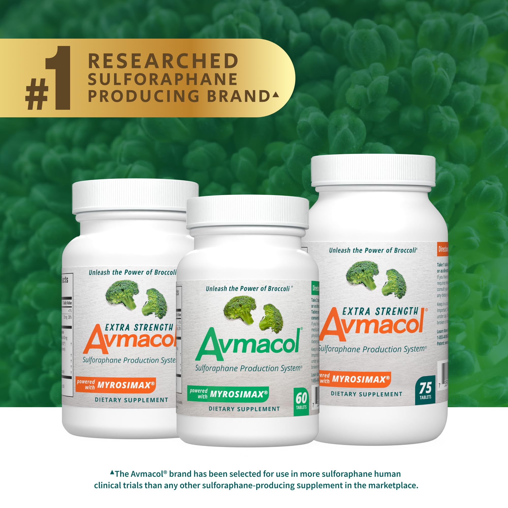 Avmacol packaging on shelf—premium bottle design with clear labeling.