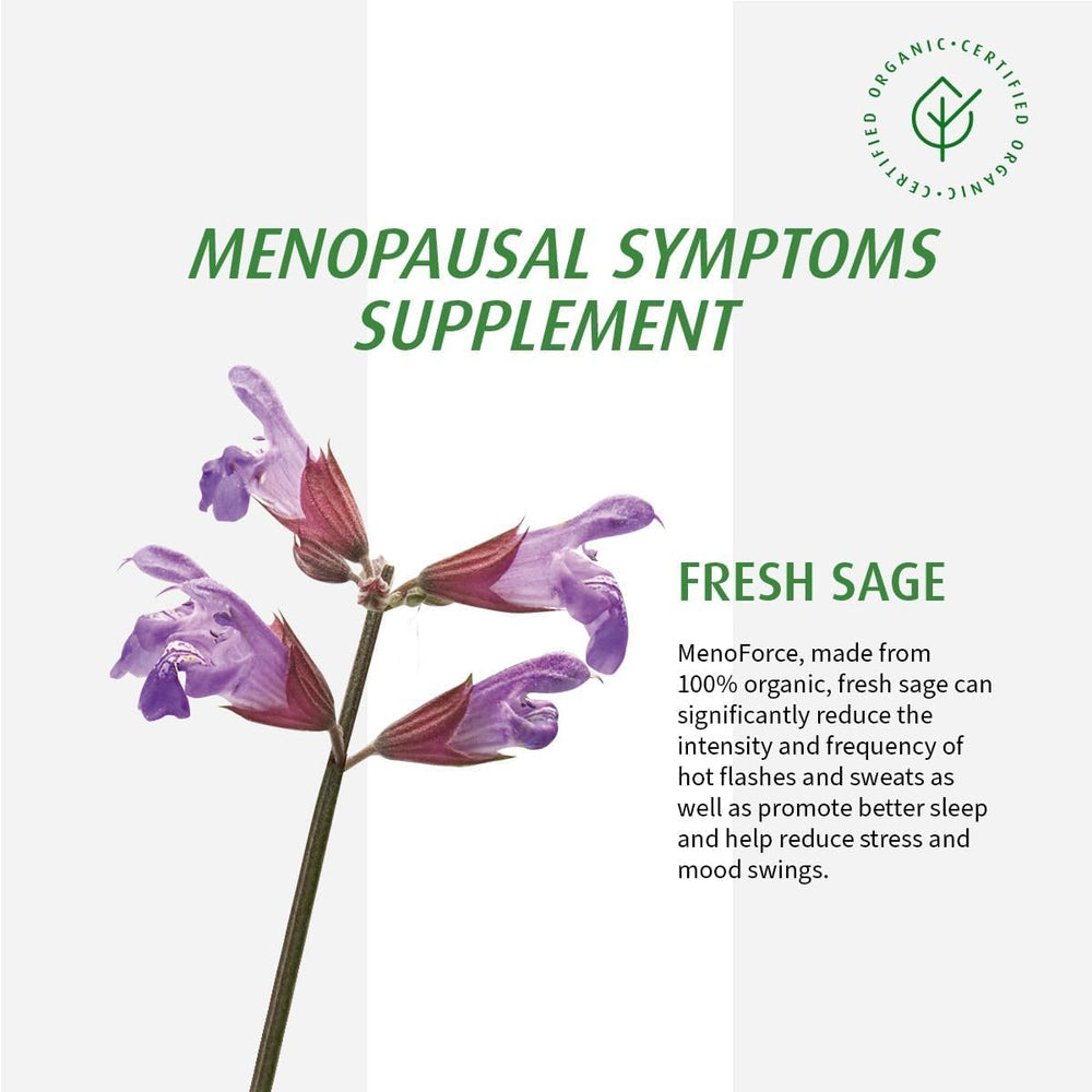 A.Vogel Menopause clinically proven badge implying evidence for relief.