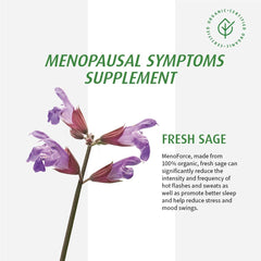A.Vogel Menopause clinically proven badge implying evidence for relief.