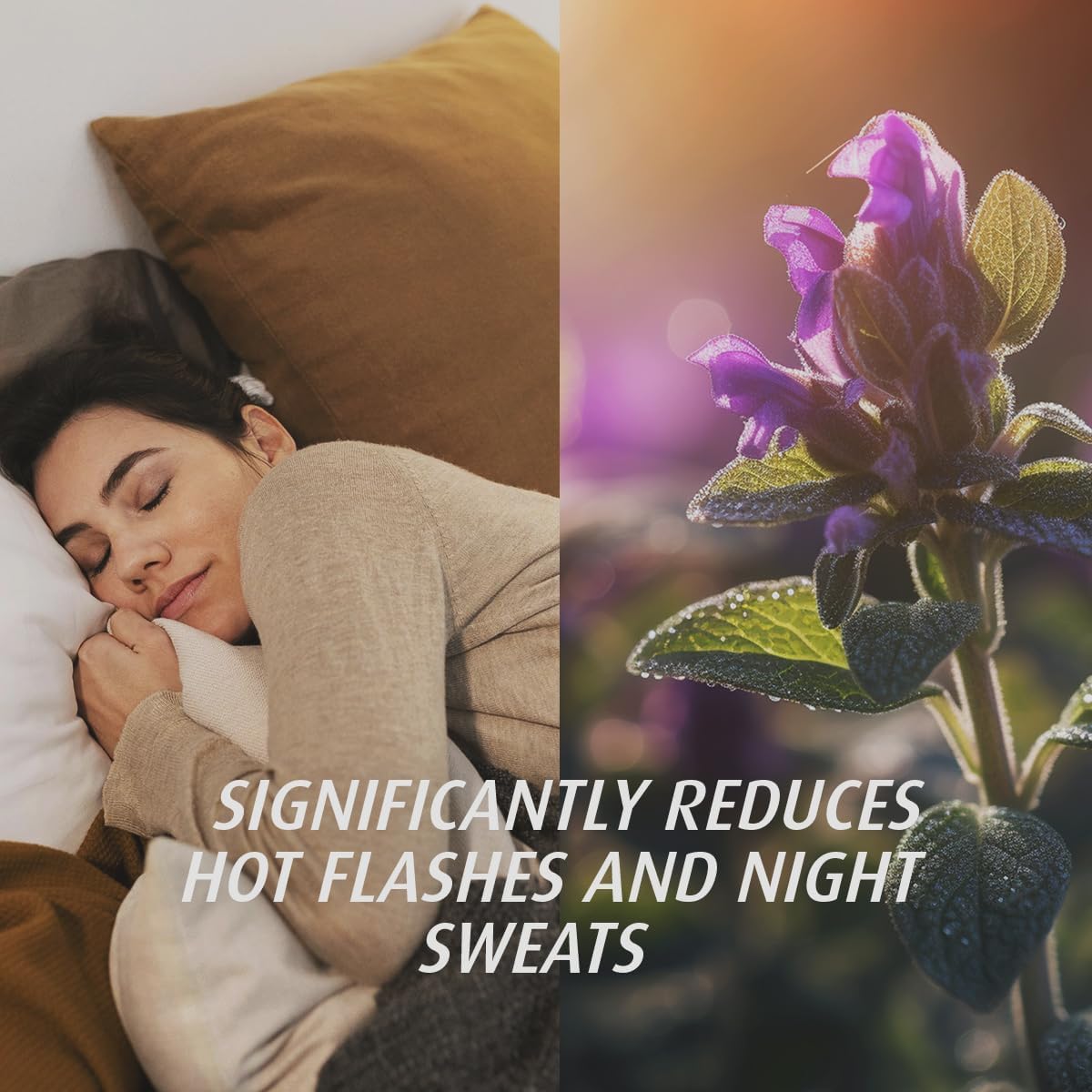 A.Vogel Menopause night sweats depiction aimed at calmer evenings.
