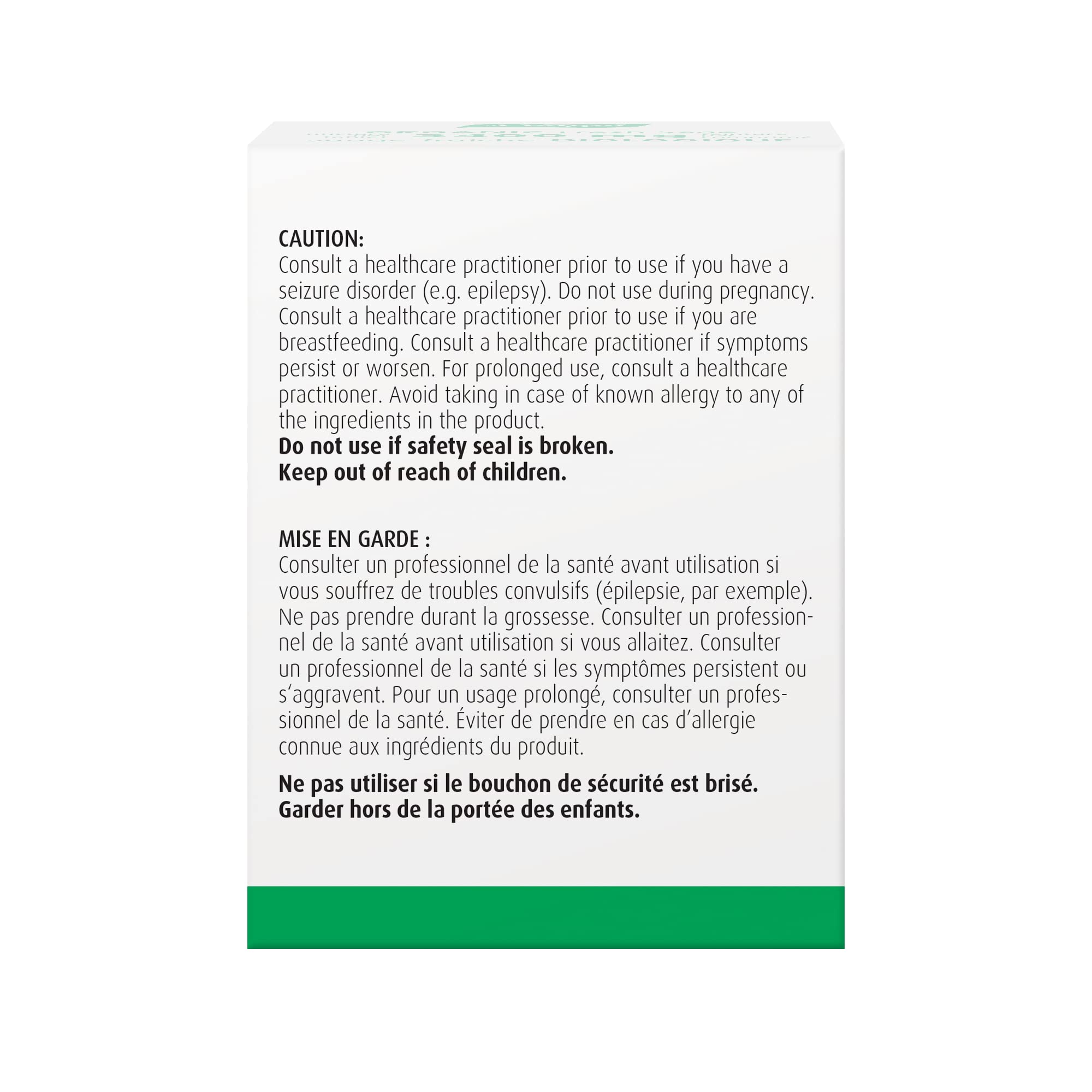 A.Vogel Menopause organic sage leaves emphasize natural ingredient.