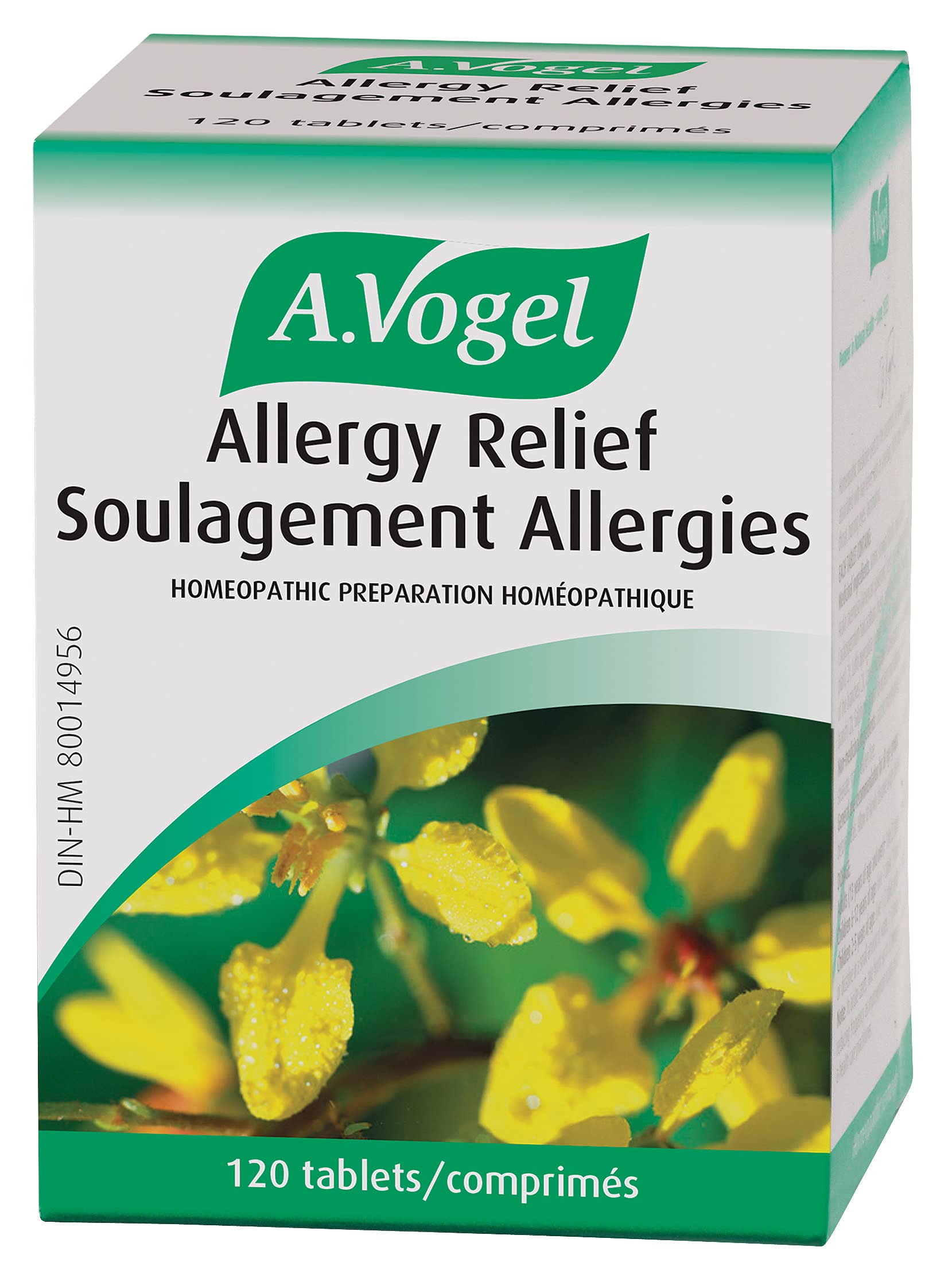 A.Vogel Pollinosan Tb bottle pour for convenient daily allergy support