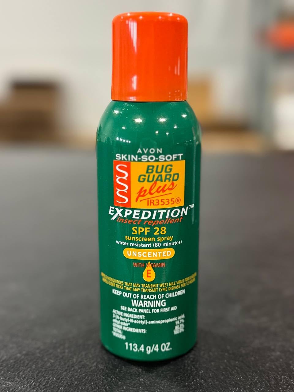 Family picnic with unscented AVON Bug Guard Expedition providing bug protection.