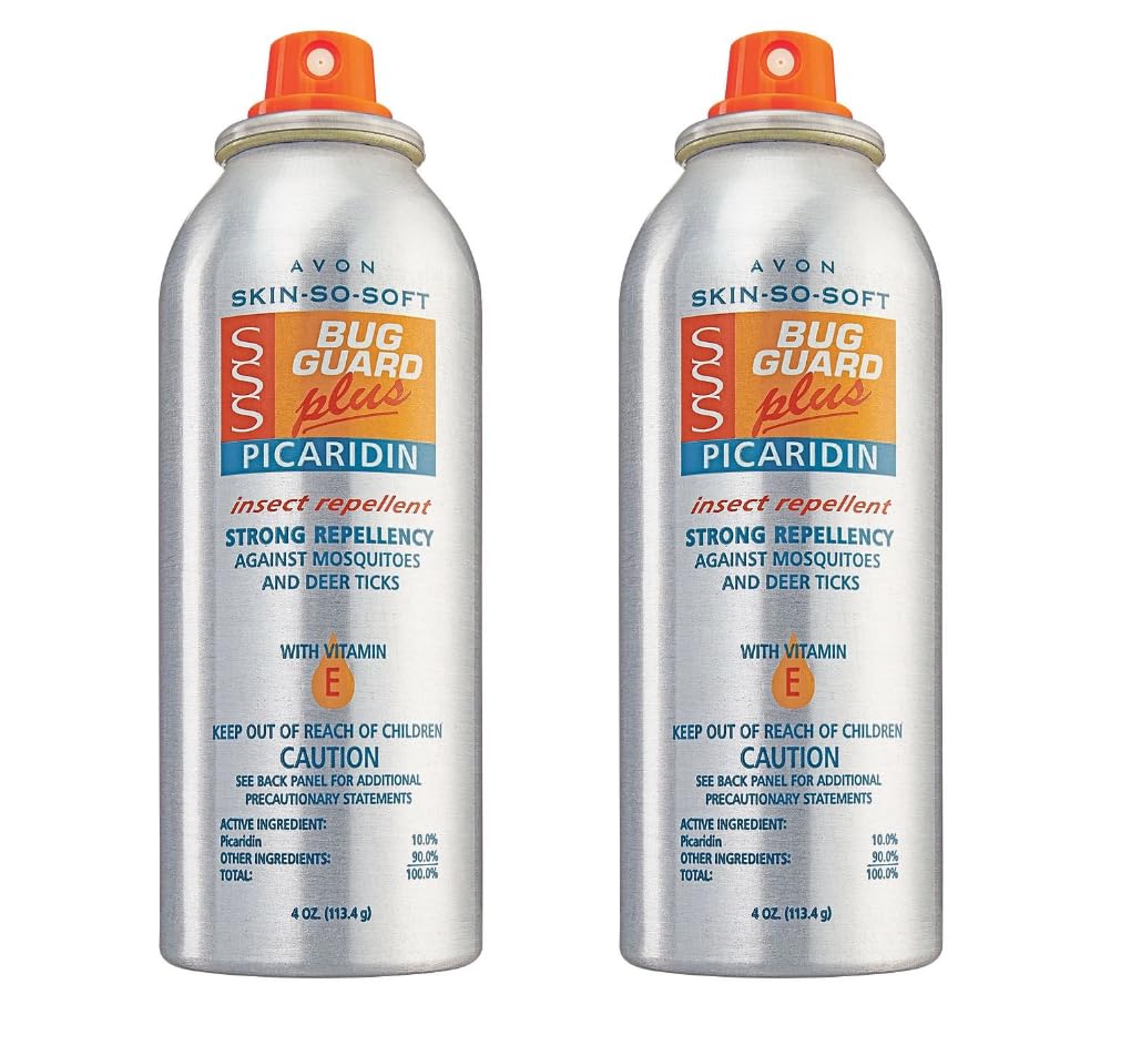 Avon Skin So Soft Bug Guard Picaridin aerosol spray provides easy, dependable outdoor protection.