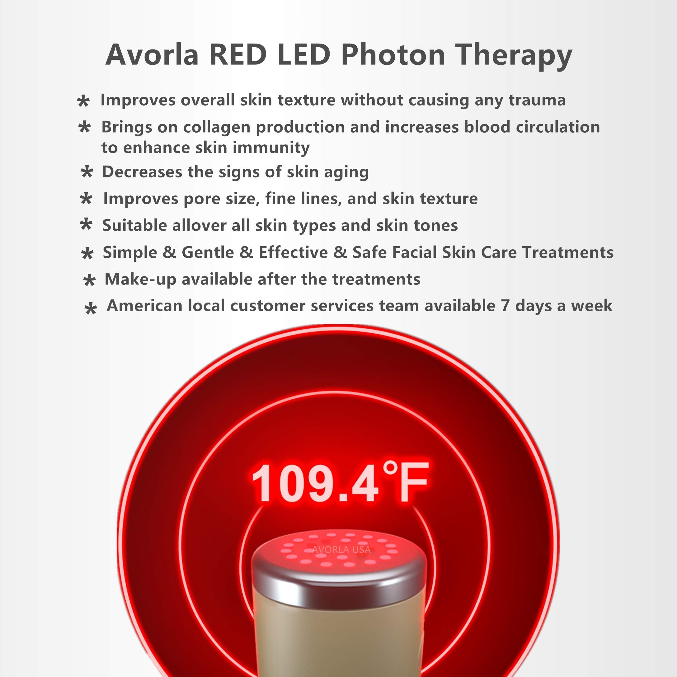 Avorla Gold packaging beside the wand for premium at-home care.