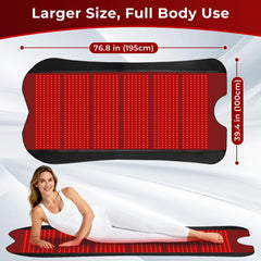 AVZAVZ full body mat fits daily routines during work or relaxation.