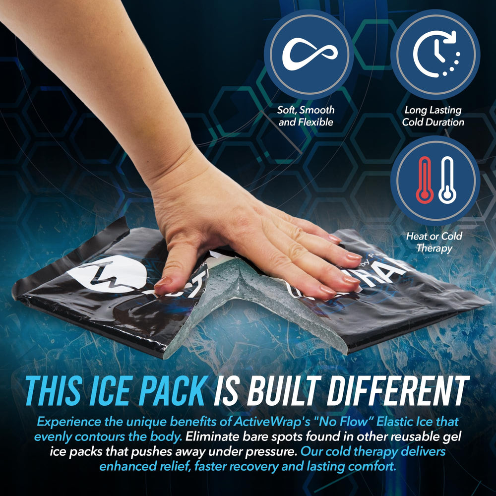 AW ACTIVEWRAP large gel packs inside pockets for temperature control