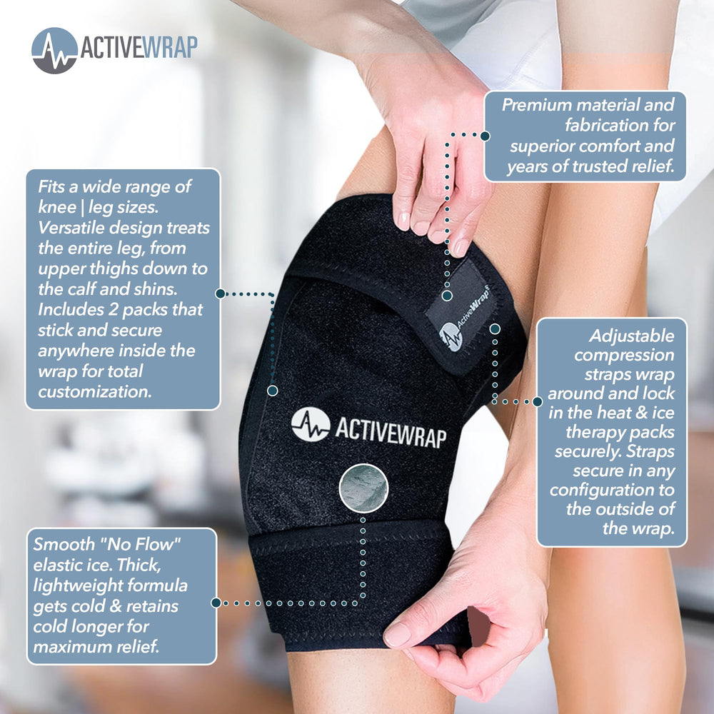 AW ACTIVEWRAP compact knee recovery kit supports mobility and daily use
