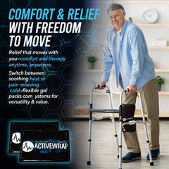 AW ACTIVEWRAP universal knee fit works on left or right knees