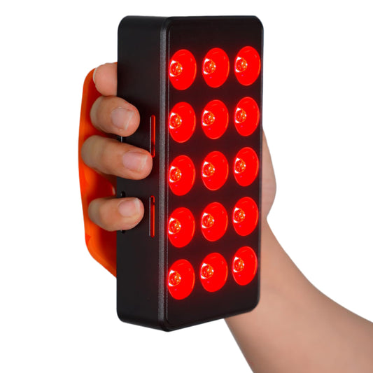 American Wellness Authority red light panel front view for full-face sessions and wellness