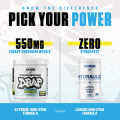 Serving jar of DBAP showing texture and mixability for workouts.