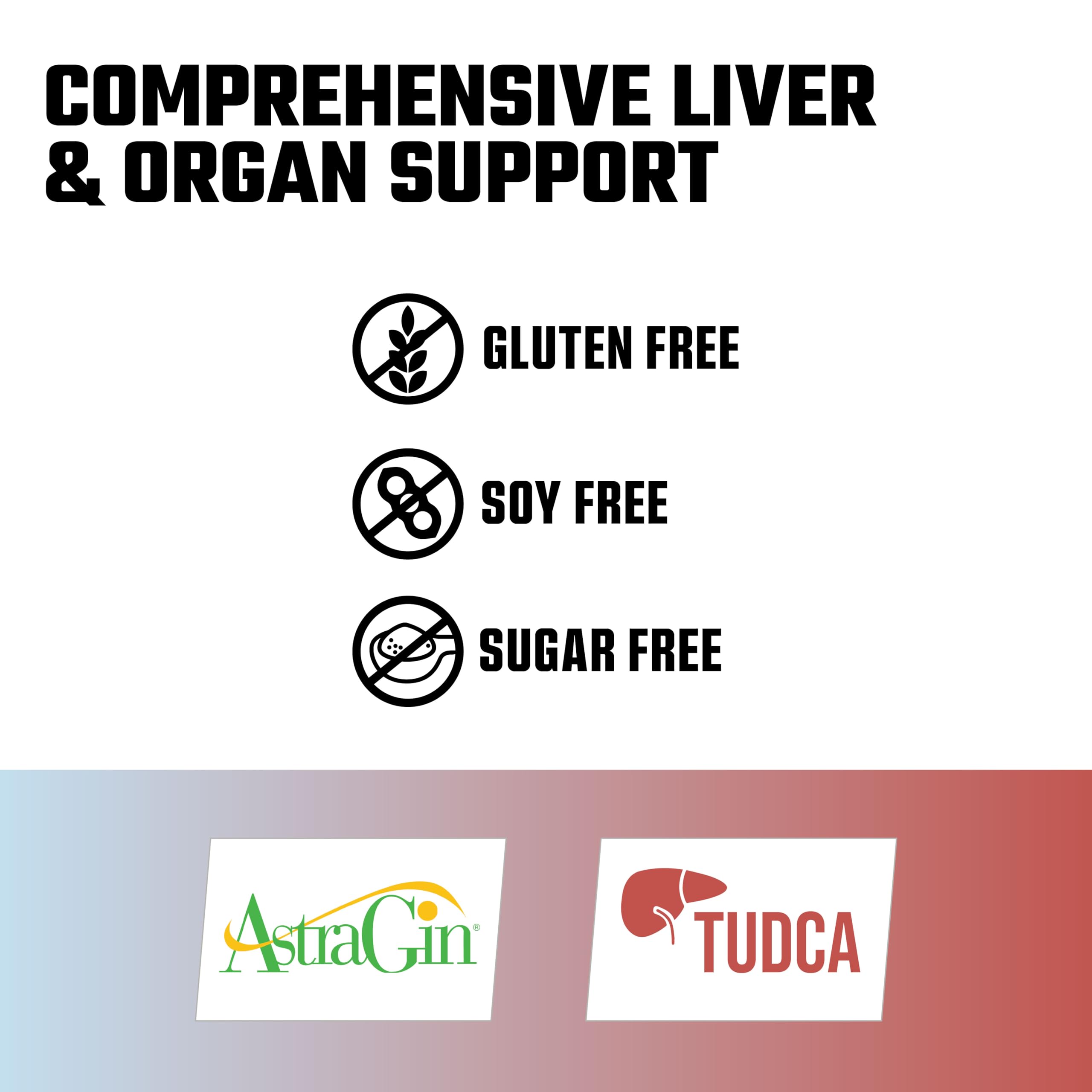 Liver+ label packaging signals GMP quality and natural ingredients.