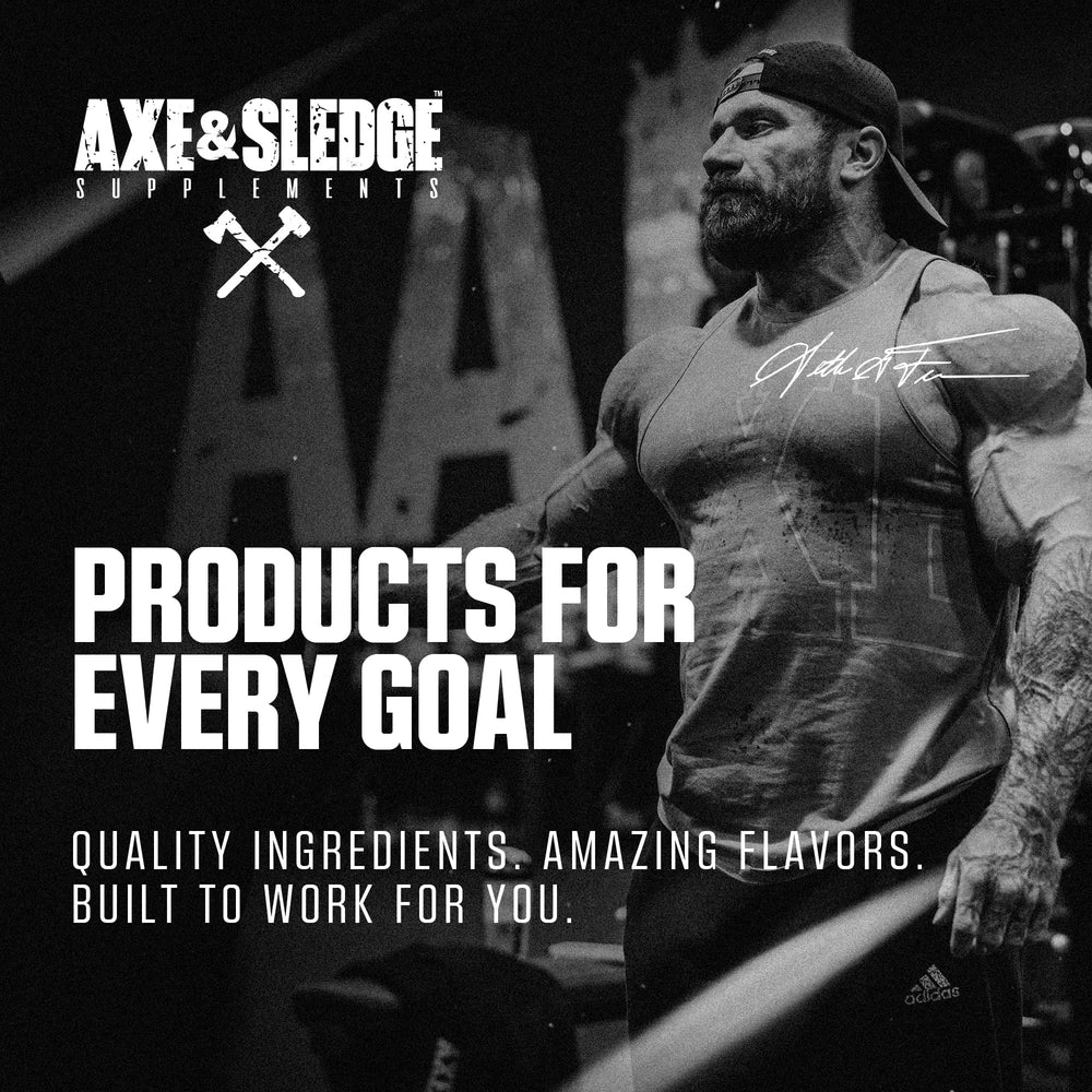 Axe and Sledge WHEY MORE oats bowl with high-protein topping