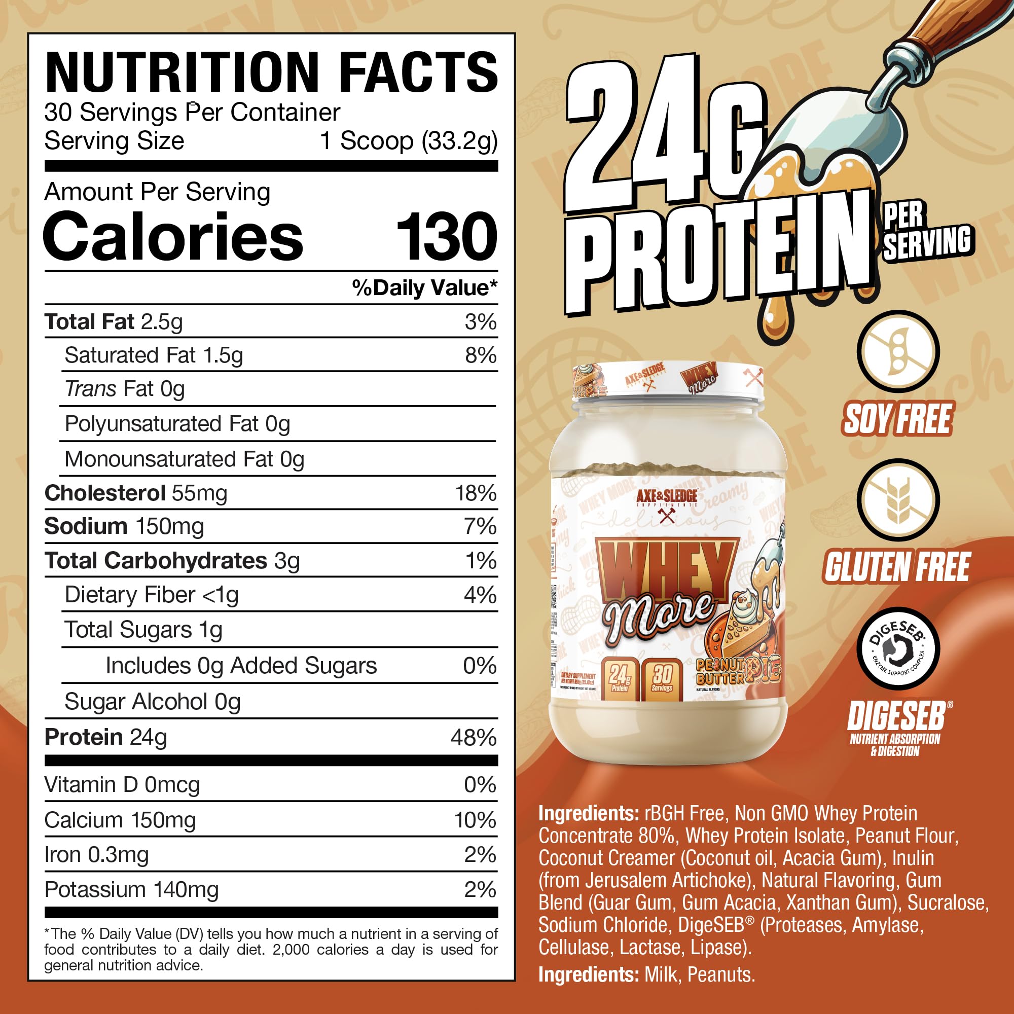 Axe and Sledge WHEY MORE shaker with creamy shake ready for post-workout