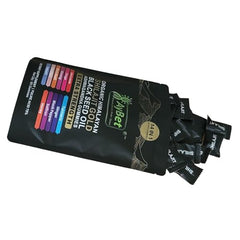 AyBet Shilajit Gold Gummies label close-up highlighting packaging.