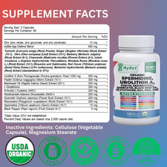AyBet USDA Organic seal on packaging signals trusted plant-based ingredients.