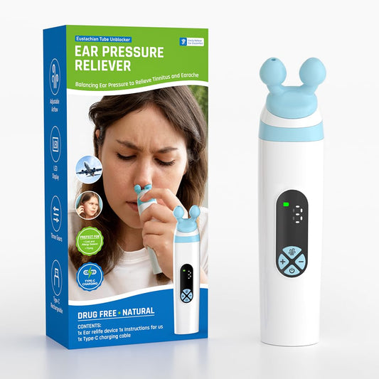 AYHDRN dual-head relief device easing ear pressure during travel and swimming
