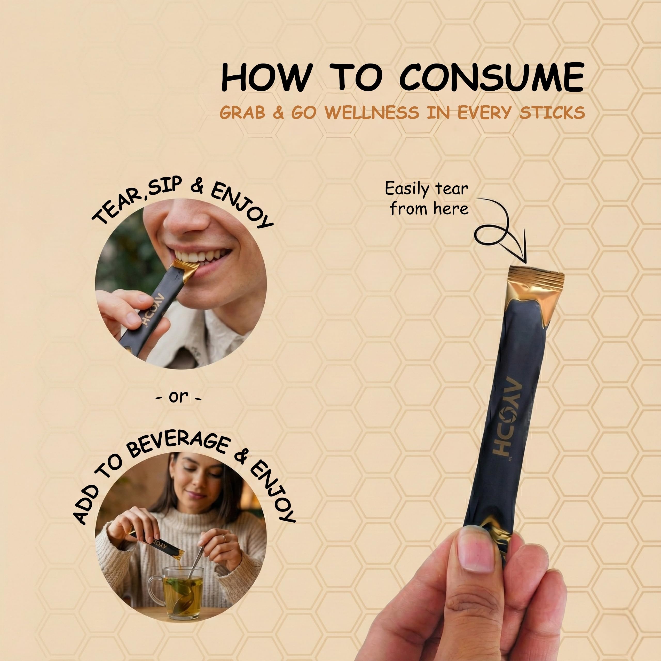AYODH ready-to-use travel-friendly packs offer on-the-go nutrition.