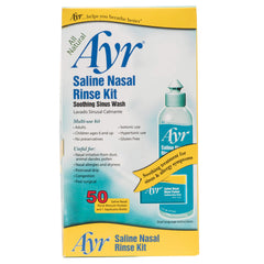 AYR saline nasal rinse kit bottle for gentle at-home irrigation