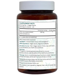 Ayurforest Aloe Vera Capsule packaging front highlights 120-count supply.
