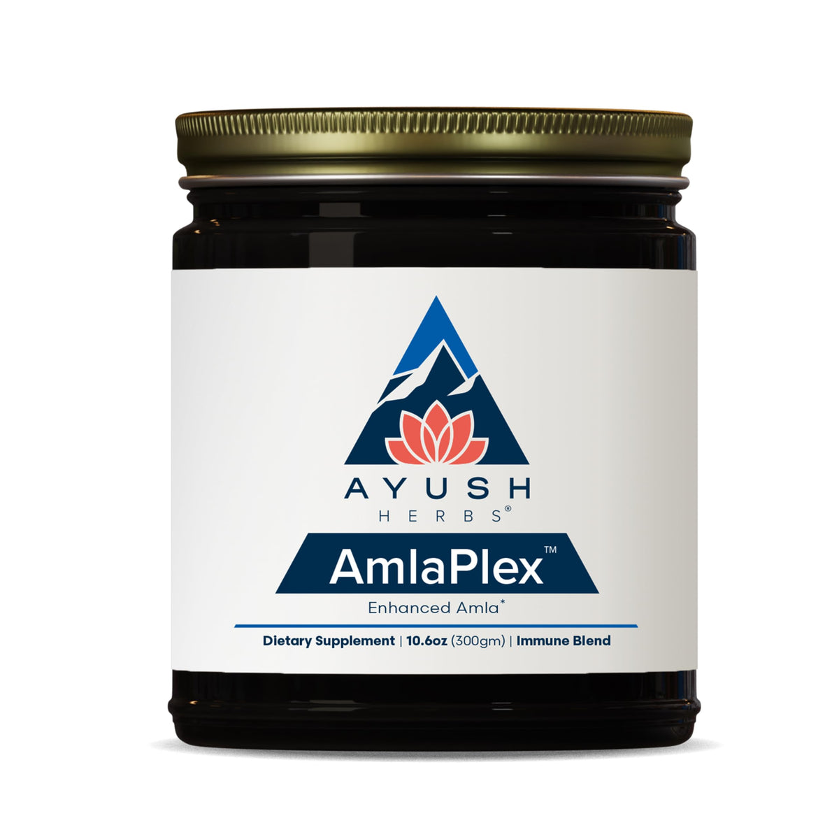 Ayush Herbs AmlaPlex bottle front for natural immune support