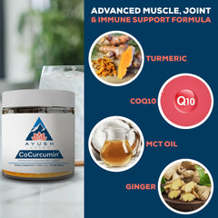 Ayush Herbs CoCurcumin black pepper — enhances absorption
