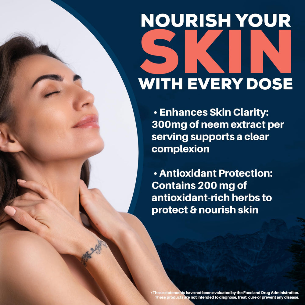 Ayush Herbs Neem Plus skin glow concept highlighting radiant complexion possibilities