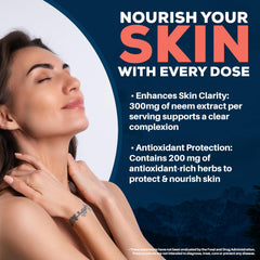Ayush Herbs Neem Plus skin glow concept highlighting radiant complexion possibilities