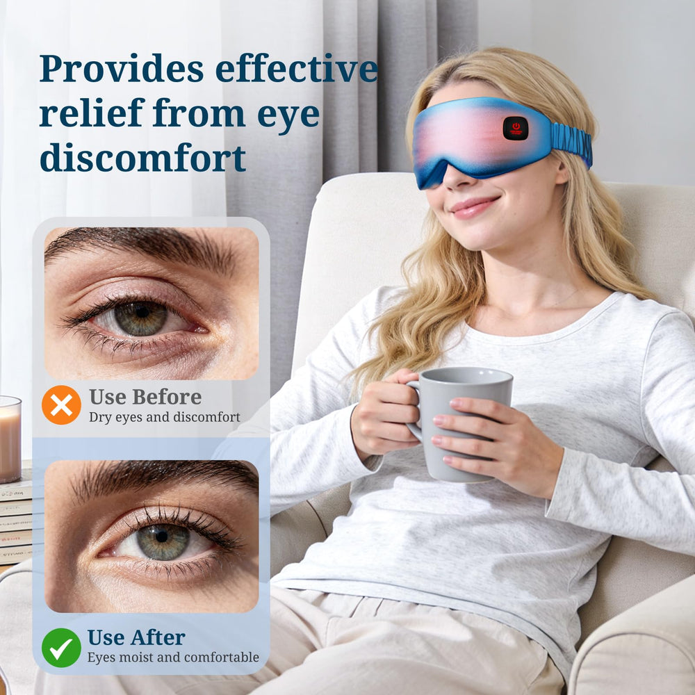 Azang silk eye mask with cooling gel insert for refreshing relief
