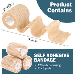 AZEN breathable elastic fabric bandage wrap against the skin for comfort.