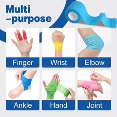AZEN bandage wrap applied to wrist for secure, comfortable support