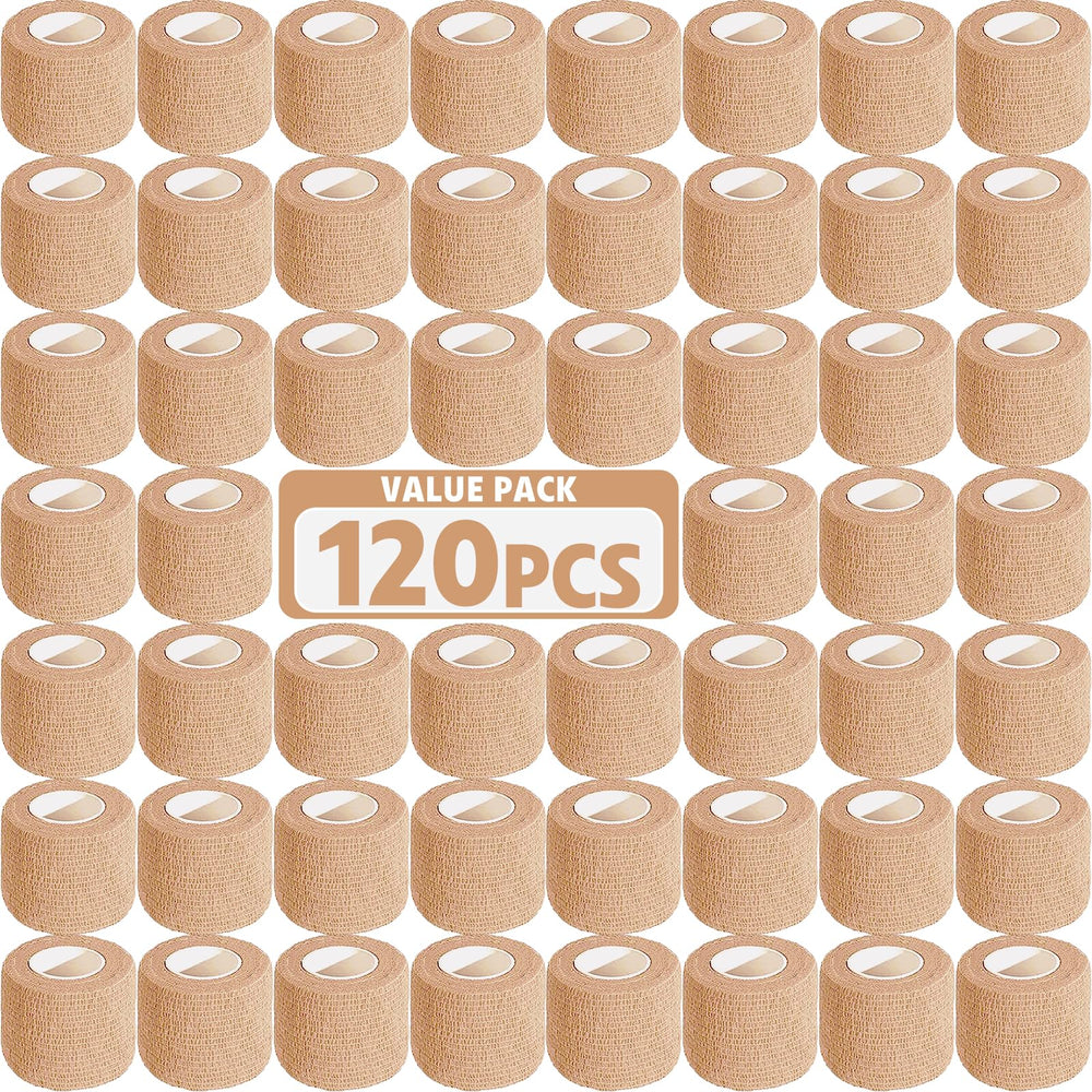 AZEN skin color self-adhesive bandage wrap roll for quick, clean changes.