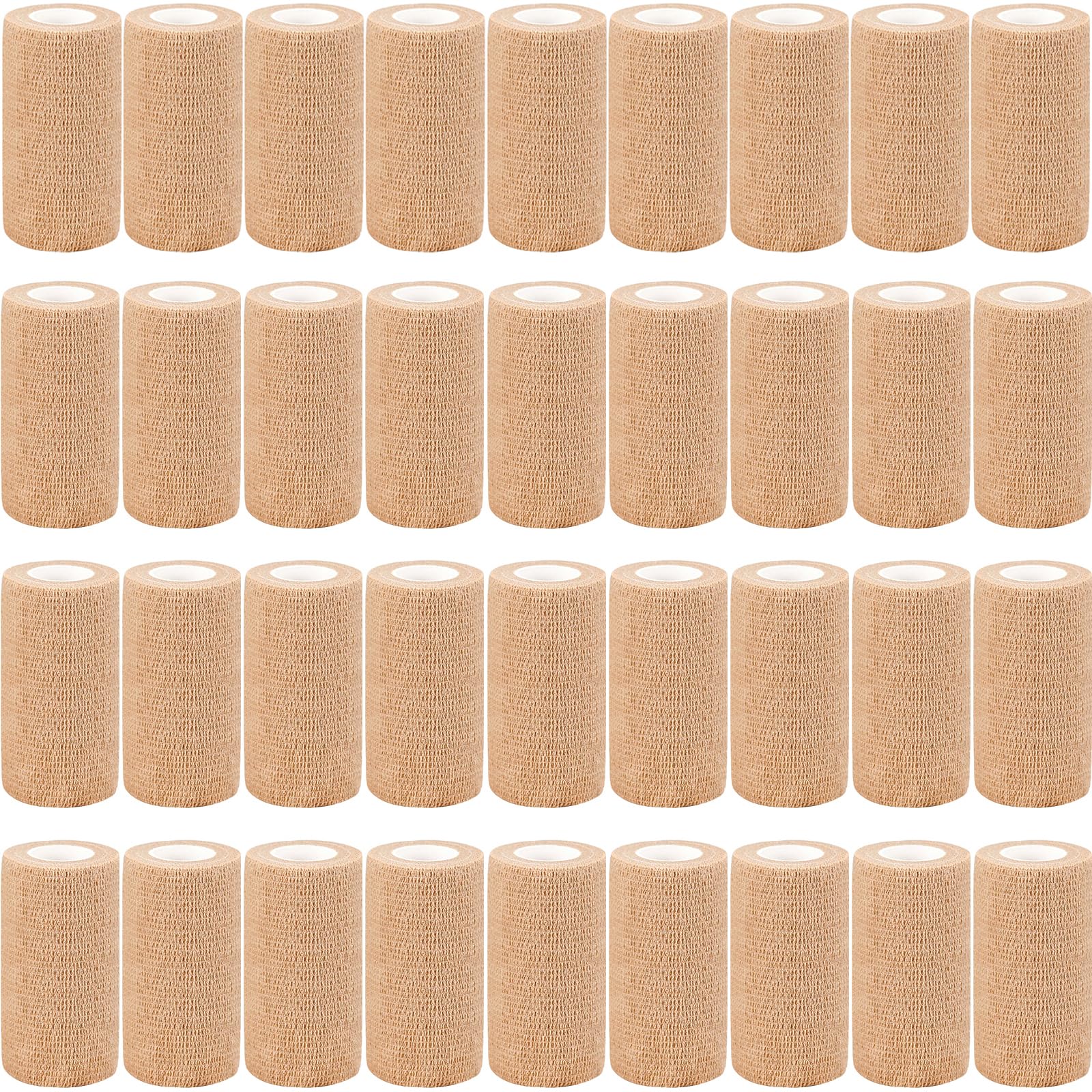 AZEN skin color self adhesive bandage wrap for easy, residue-free application