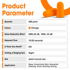 AZEN sleeping ear plugs deliver soft comfort for restful sleep.